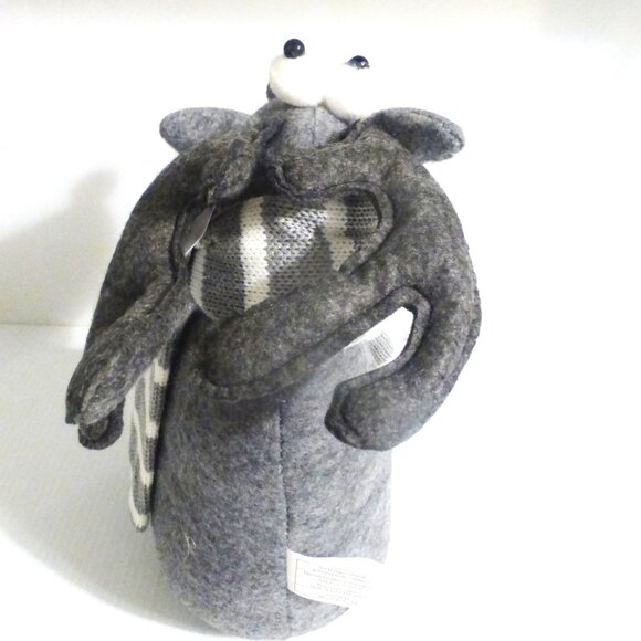 14" Plush RAINDEER BENDABLE ANTLERS Felt Rain Deer Christmas Decoration Ornament - Picture 4 of 8